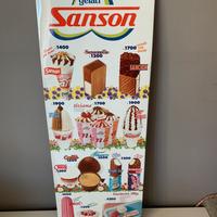 Listino prezzi gelati Sanson vintage