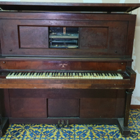 Autopiano Pianoforte verticale cabinet Saul Birns