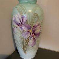 Vaso in porcellana Limoges Francia - fiori Vintage
