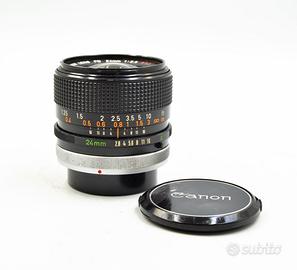 CANON LENS 24MM F2.8 S.S.C. FD