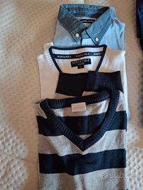 Polo e maglioni senza manche  bambino taglia 12