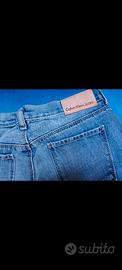 Jeans Calvin Klein uomo/donna blu chiaro originali