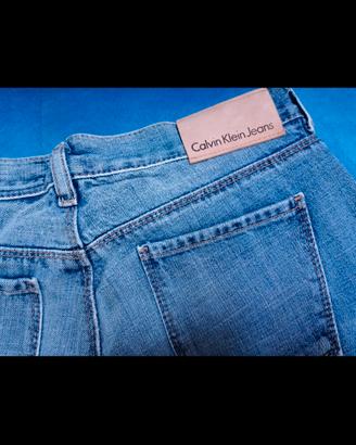 Jeans Calvin Klein uomo/donna blu chiaro originali