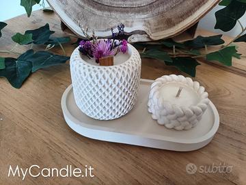 candela profumata handmade 