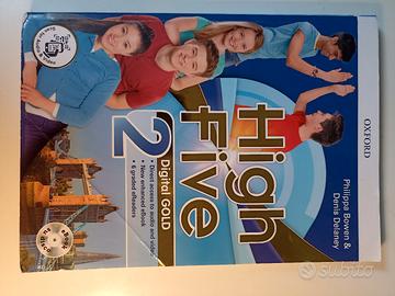 libro scuole medie inglese "High five 2"