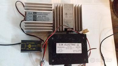 Riduttore tensione 24V-12V + miscelatore d'antenna