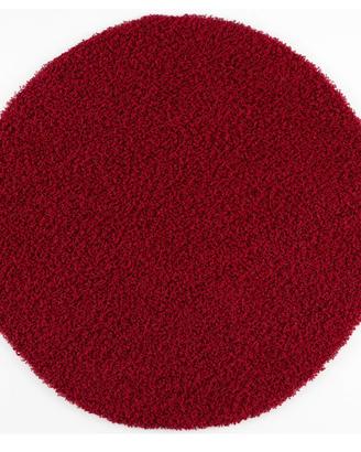 Tappeto Ikea rotondo rosso scuro