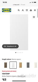 ANTA IKEA VOXTORP BIANCO OPACO 60x120