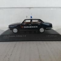 MODELLO ALFA ROMEO ALFETTA CARABINIERI MINICHAMPS