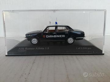 MODELLO ALFA ROMEO ALFETTA CARABINIERI MINICHAMPS