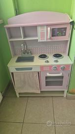 Cucina gioco legno bambina
