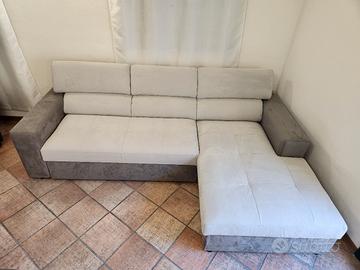 DIVANO CON PENISOLA CELINE ANTIMACCHIA NUOVO