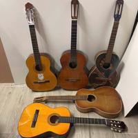 5 chitarre in stock da riparare