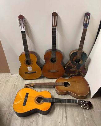 5 chitarre in stock da riparare