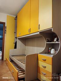 Armadio e letto 