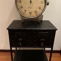 Lotto Dialma Brown tavolino + orologio