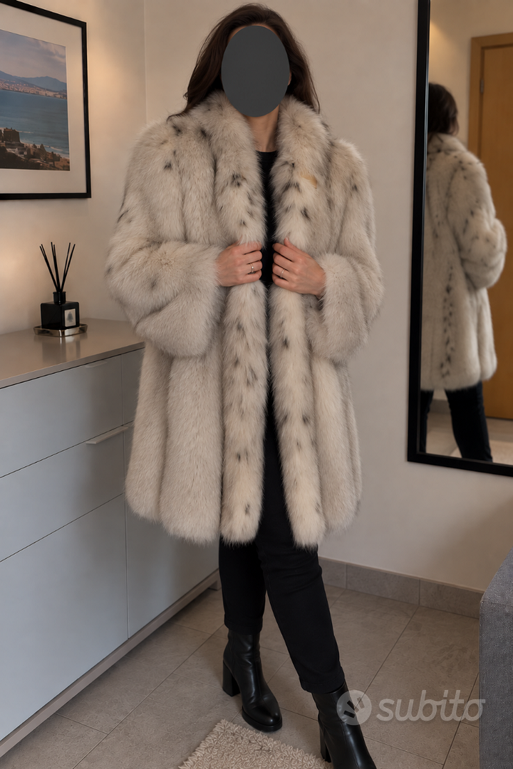 Pelliccia Volpe Shadow 3/4 – Artigianale TG 42/46 - Abbigliamento e ...