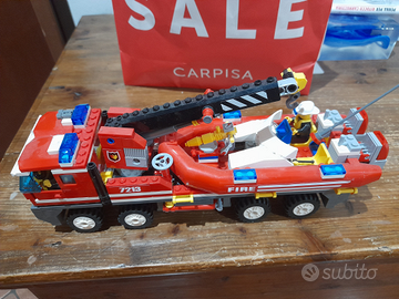 Lego 7213 Camion Pompieri + Gommone