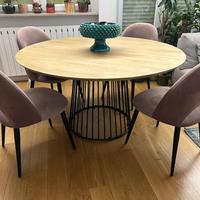 Tavolo rotondo legno 140 cm