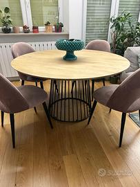 Tavolo rotondo legno 140 cm