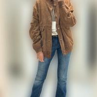 Giubbino camoscio e lana vintage_nuovo