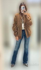 Giubbino camoscio e lana vintage_nuovo