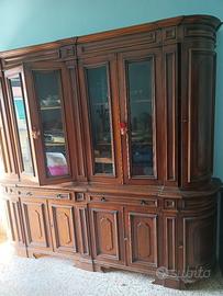 mobile credenza classica con Vetrina in Legno