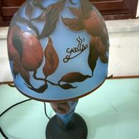 Lampada Liberty "Gallé Jallé TIP" Vetro Cameo Frut