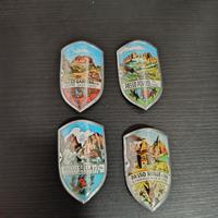 4 Targhette x bastoni da passeggio 