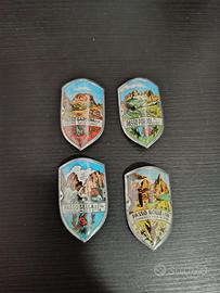 4 Targhette x bastoni da passeggio 