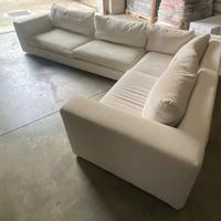 Divano angolare panna