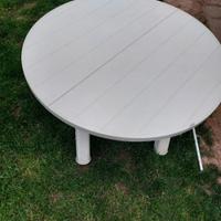 tavolino da giardino in plastica dura