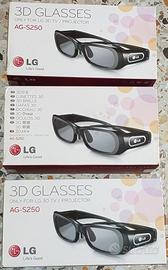 LG AG-S250 occhiali 3D stereoscopici