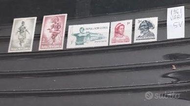 (nu387/392a)Papua definitive sconto 50%   1961/198
