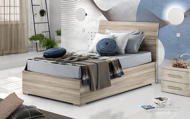 letto una piazza e mezza con contenitore