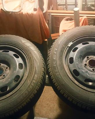 4 Cerchi Ferro 15" Originali VW . Vag