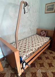 Letto frassino elettrico + materasso