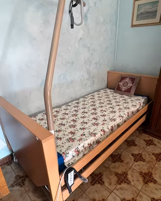 Letto frassino elettrico + materasso