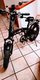 Bici elettrica 20" ruota larga