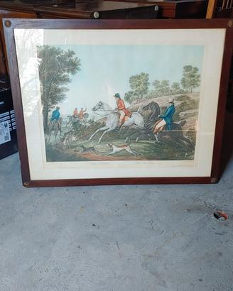 Quadro acquaforte fine XX secolo incorniciata