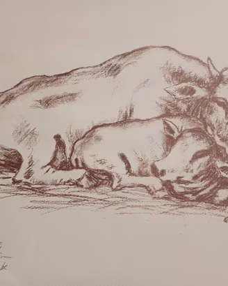 Disegno Originale di Gio Batta Lepori – "Maternità