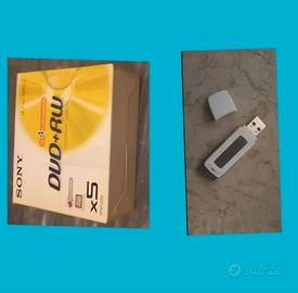 chiavetta USB Kingston 1 GB+confez.5 dischi sony