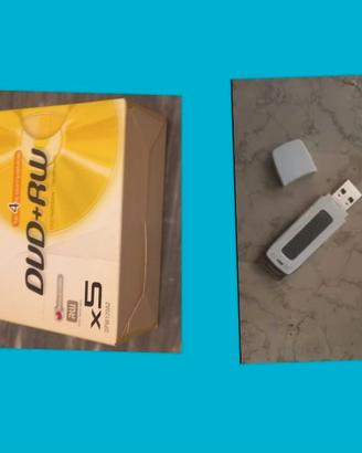 chiavetta USB Kingston 1 GB+confez.5 dischi sony