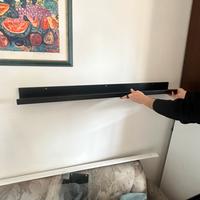 Mensola legno ikea nera