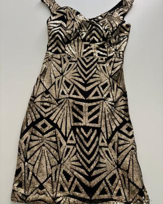Splendido abito elegante estivo donna scintillante
