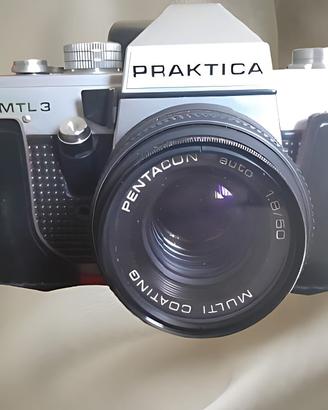 PRATKICA MTL3 + OBIETTIVO PENTACON 50mm f/1.8