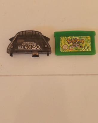Pokemon verde foglia e adattatore wireless 