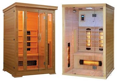 Sauna finlandese infrarossi NUOVA varie misure ret