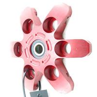 piattello spingi disco frizione secco ergal rosso 