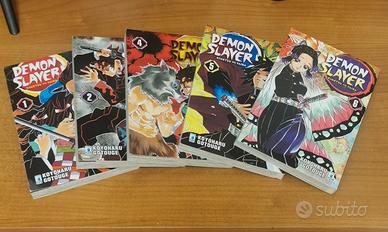 Manga Demon Slayer Set 5 Volumi 